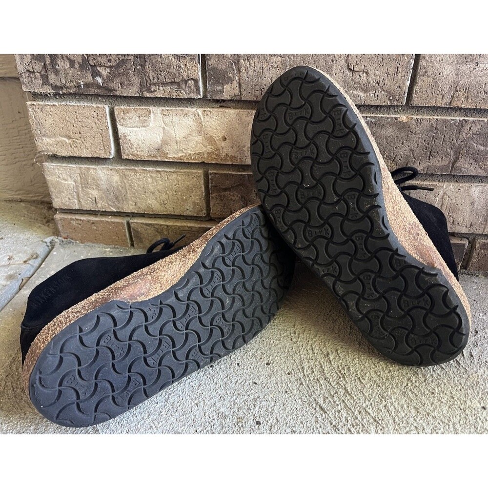 Birkenstock Milton Unisex 42 Narrow Men's 9 Women's 11 Suede Chukka Boots Black - Picture 9 of 12